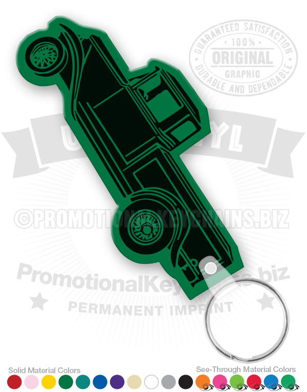 1931 Antique Ford Pickup Truck Vinyl Keychain