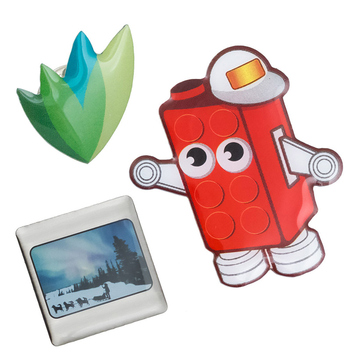 Full Color Graphic Die Cut Custom Lapel Pins