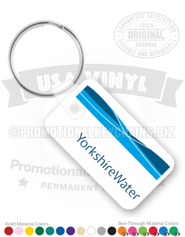 Rectangle Vinyl Keychain