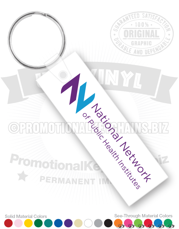 Rectangle Vinyl Keychain