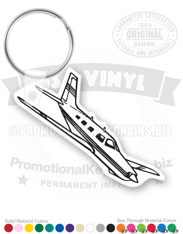 Airplane Vinyl Keychain PK5243