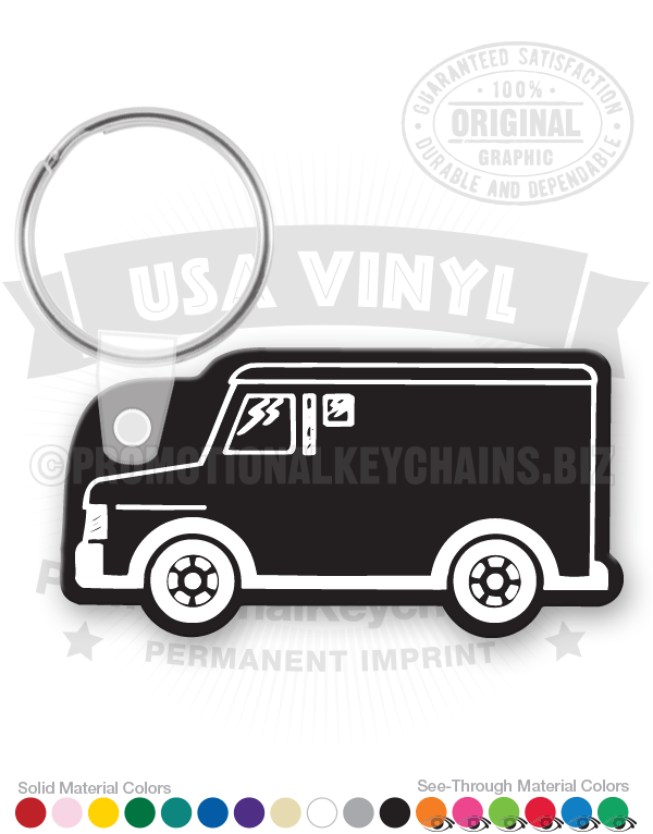 Armored Truck Vinyl Keychain