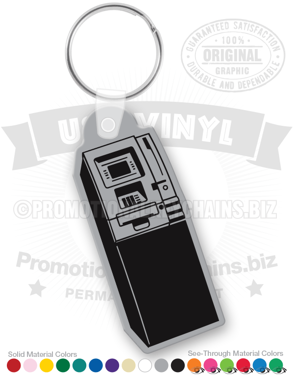 ATM Machine Vinyl Keychain