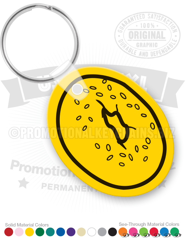 Bagel Vinyl Keychain