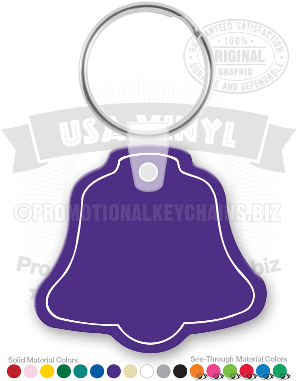 Bell Vinyl Keychain