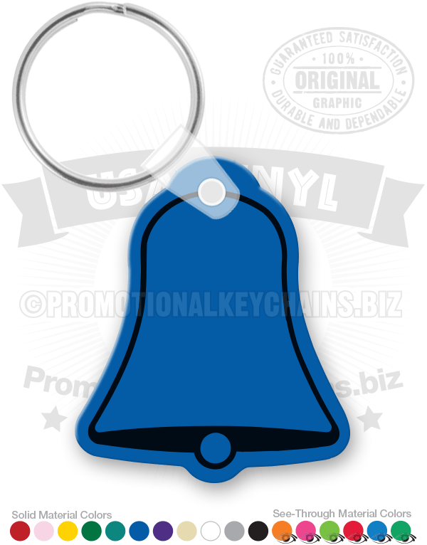 Bell Vinyl Keychain