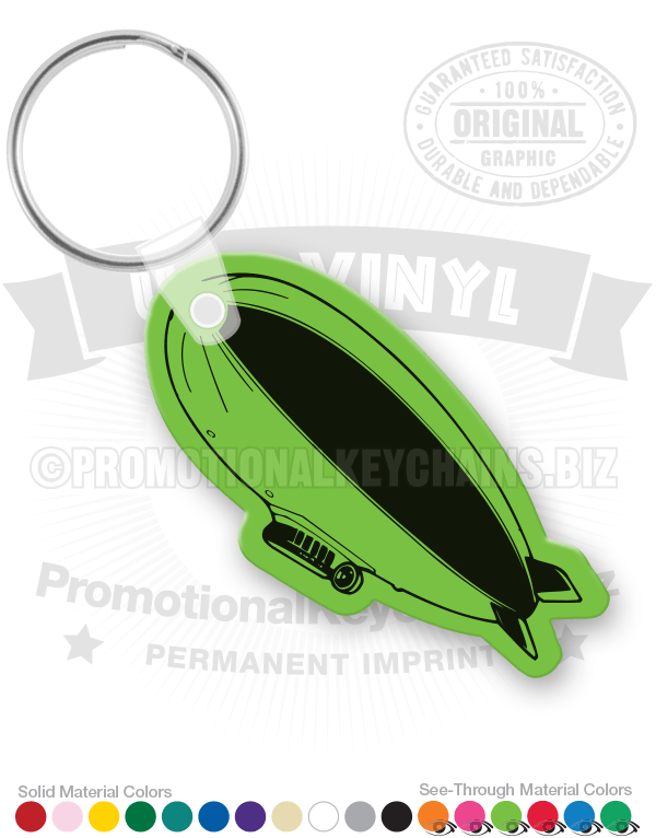 Blimp Vinyl Keychain