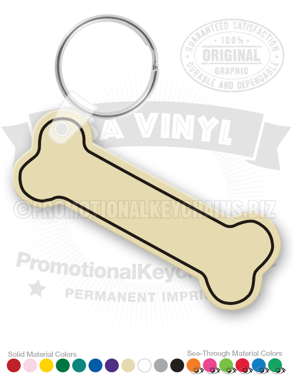 Bone Vinyl Keychain PK4060