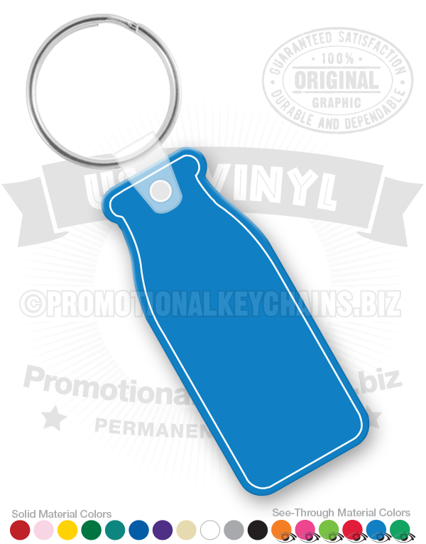 Bottle Vinyl Keychain