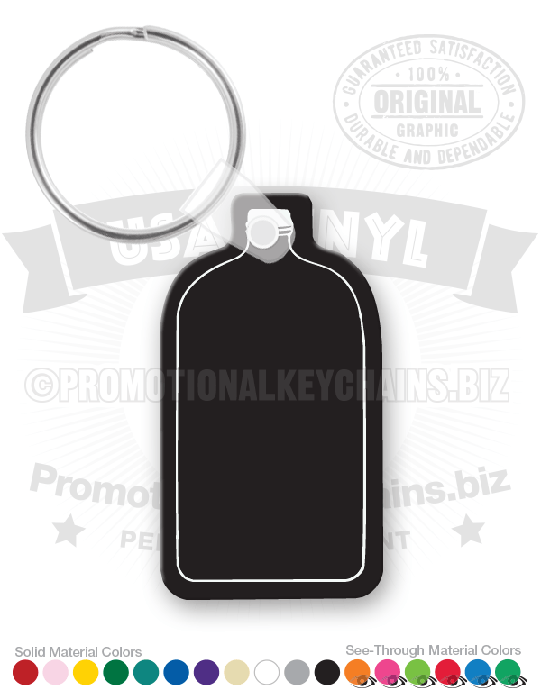 Bottle Vinyl Keychain PK5288