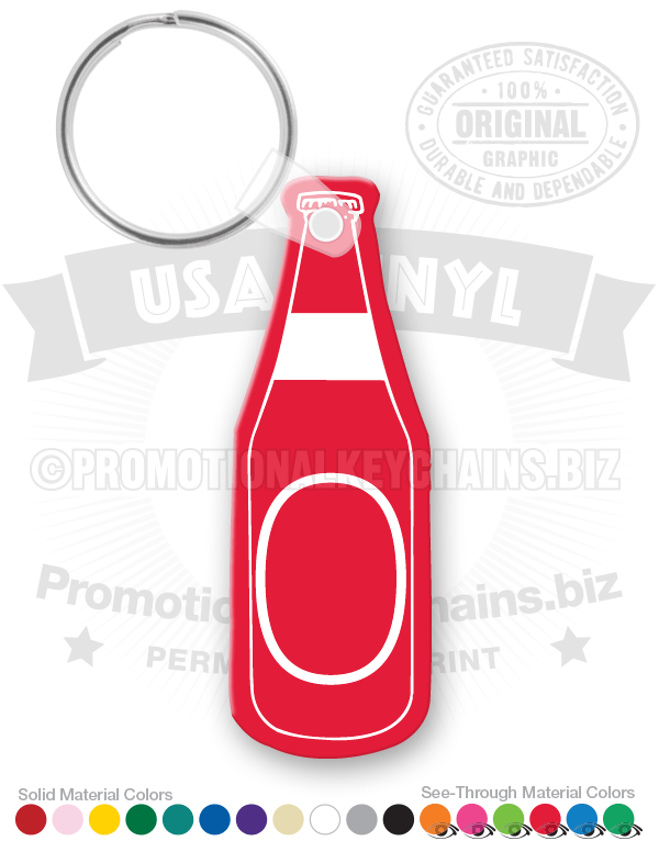 Bottle Vinyl Keychain PK5340