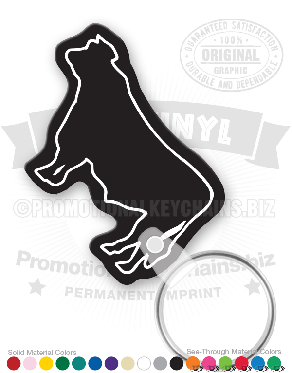 Bull Vinyl Keychain