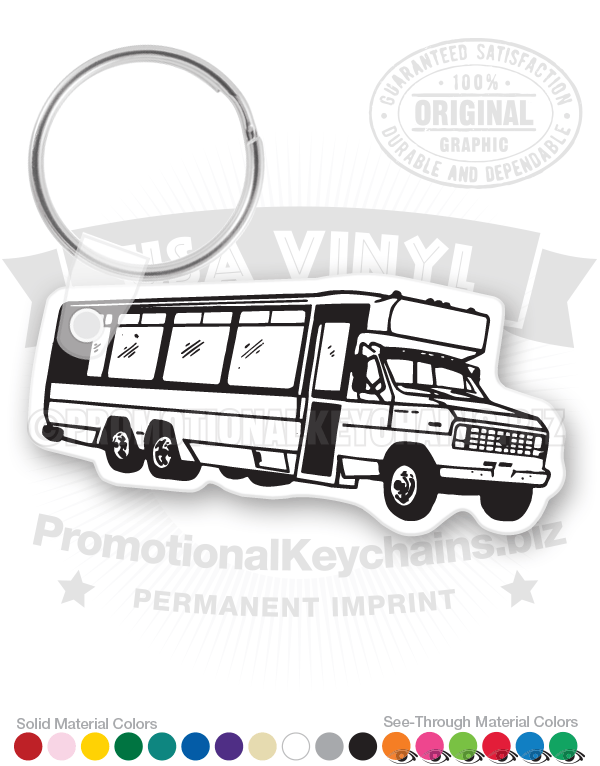 Bus Metro Vinyl Keychain