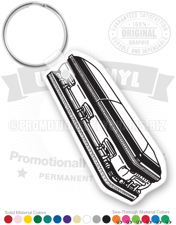 Casket Vinyl Keychain