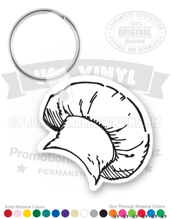 Chef's Hat Vinyl Keychain