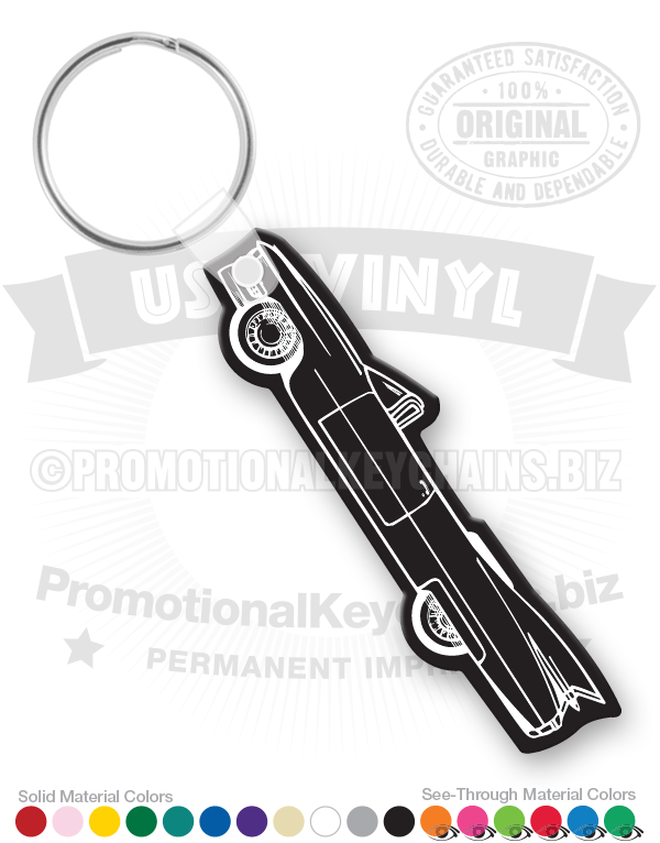 Classic Cadillac Car Vinyl Keychain