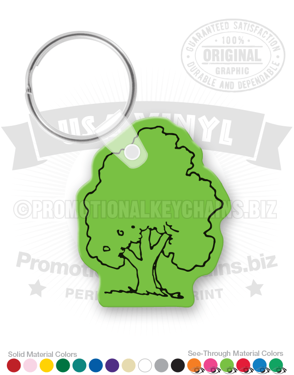 Classic Shade Tree Vinyl Keychain