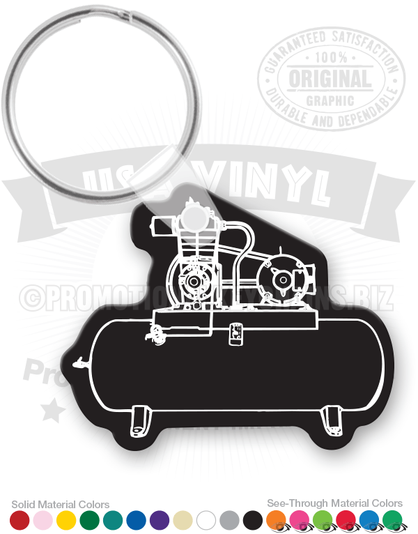 Compressor Vinyl Keychain