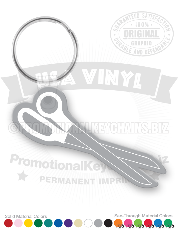 Craft Scissors Vinyl Keychain