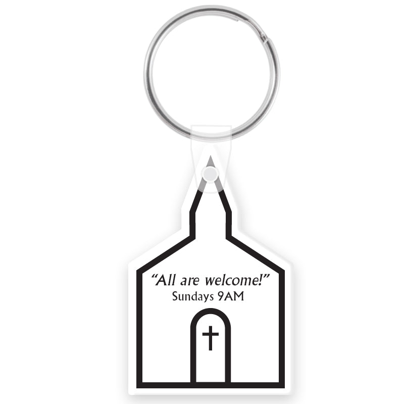 Church Vinyl Keychain PK5578