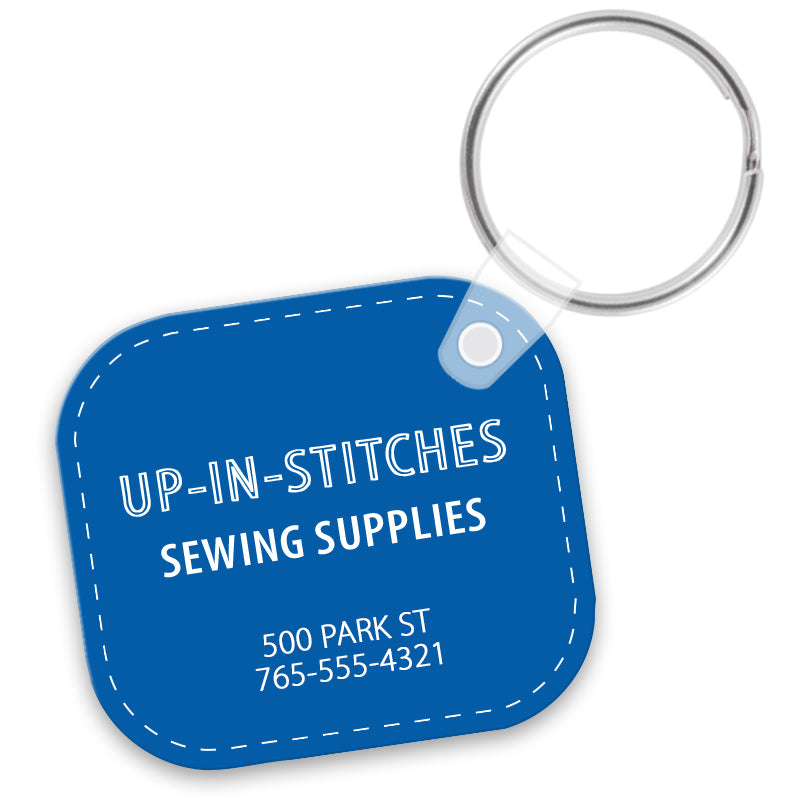 Rectangle Vinyl Keychain PK2079