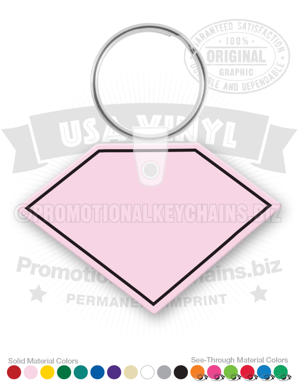 Diamond Vinyl Keychain