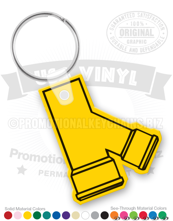 Drain Pipe Vinyl Keychain