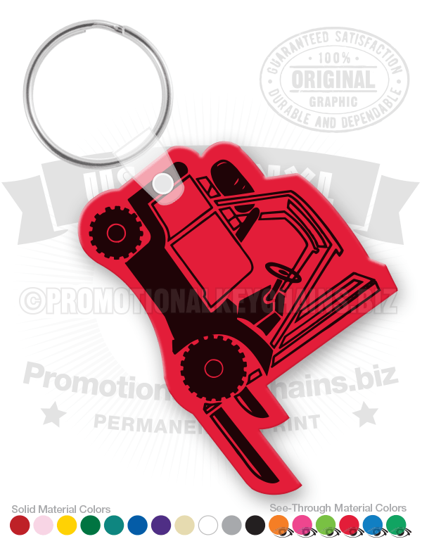 Forklift Vinyl Keychain PK6819