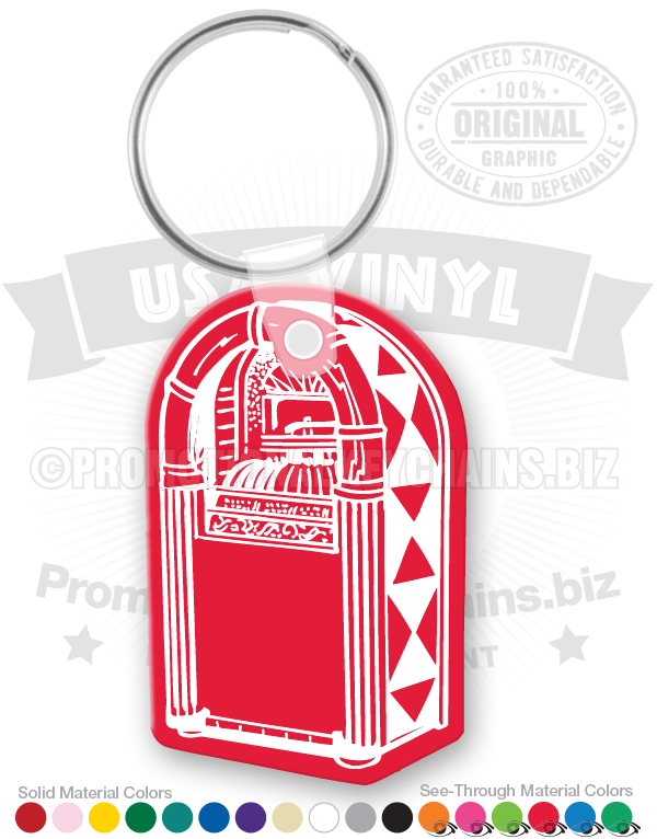 Jukebox Vinyl Keychain