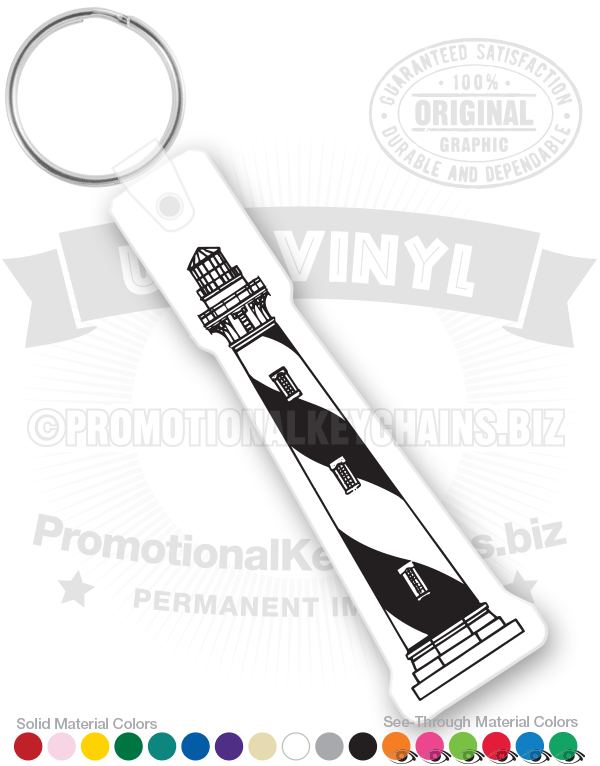 Lighthouse Vinyl Keychain