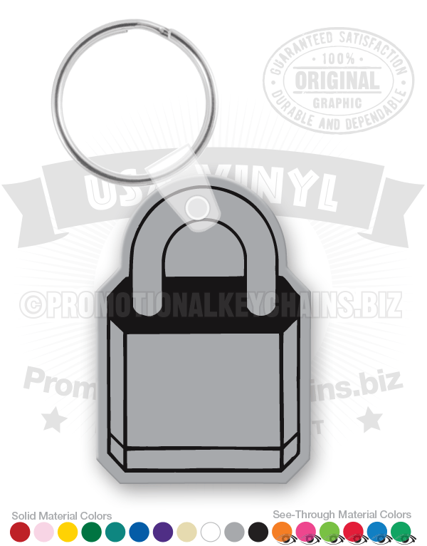 Lock Vinyl Keychain PK5088
