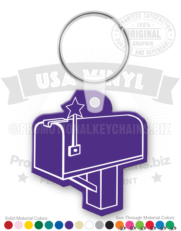 Mail Box Vinyl Keychain
