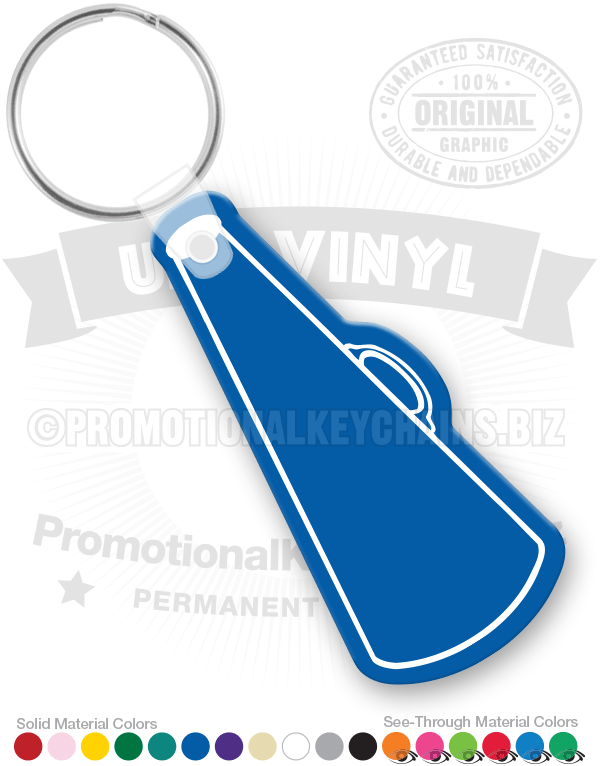 Megaphone Vinyl Keychain