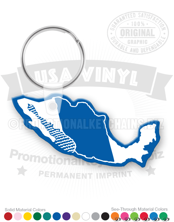 Mexico Vinyl Keychain