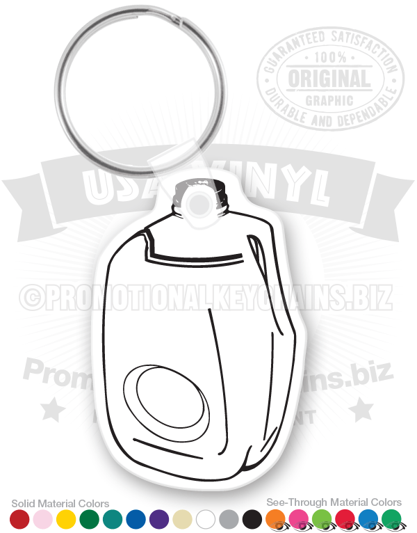 Milk Jug Vinyl Keychain