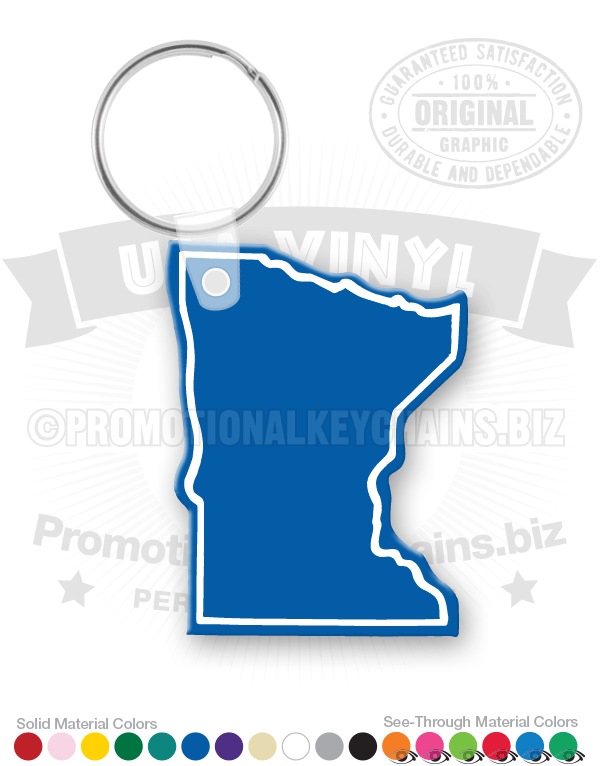 Minnesota Vinyl Keychain PK5097