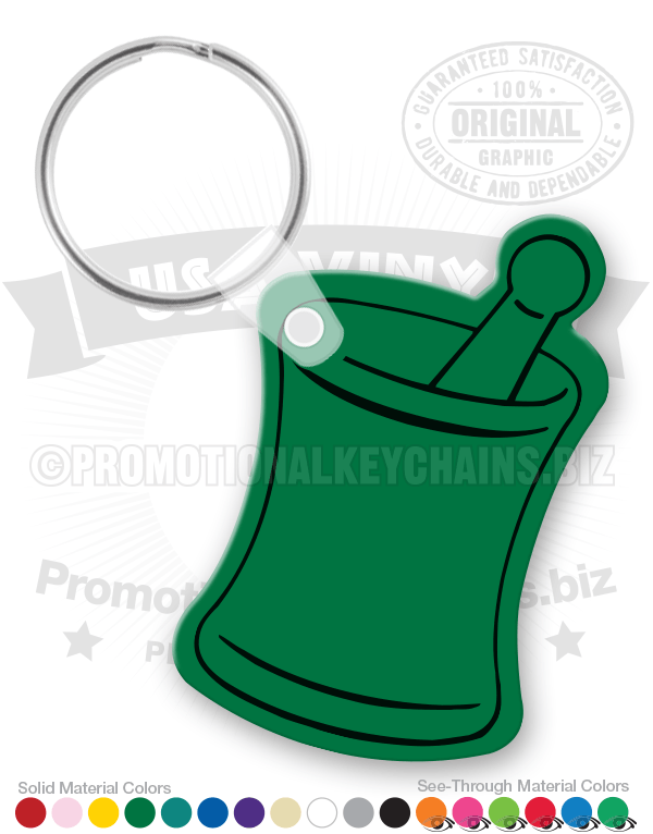 Mortar & Pestle Vinyl Keychain PK6339