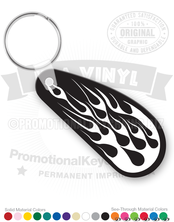Motorcycle Tank Vinyl Keychain PK9372