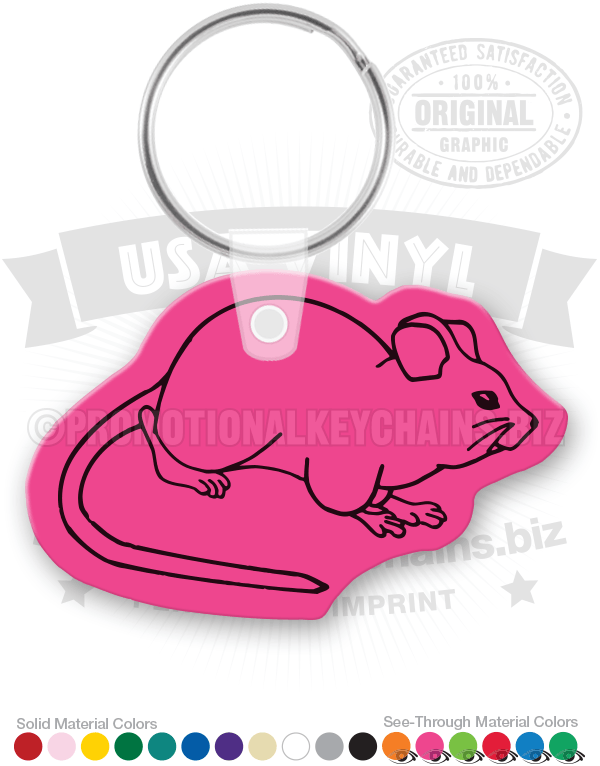 Mouse Vinyl Keychain
