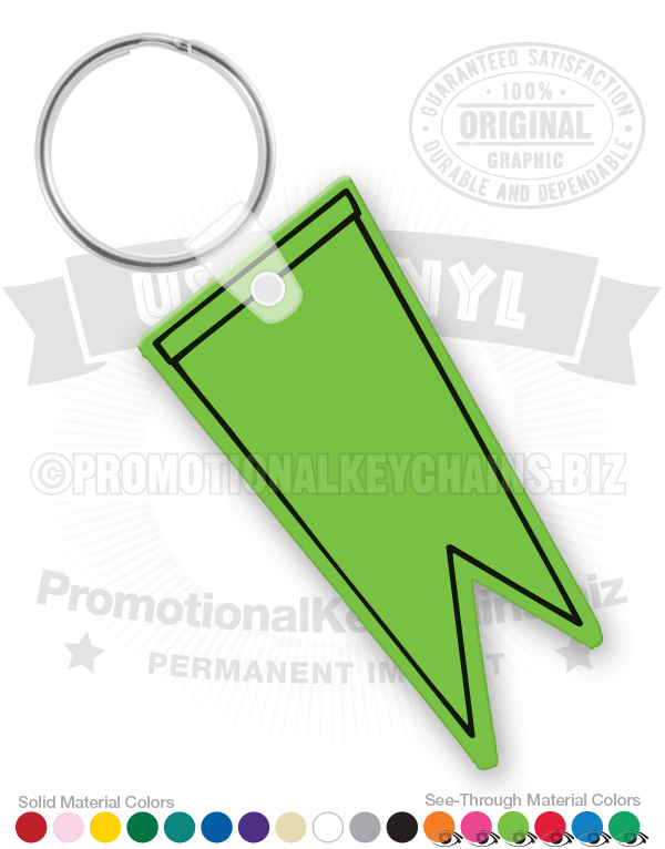 Pennant Vinyl Keychain