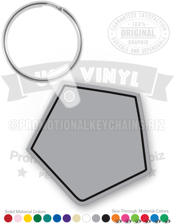 PENTAGON Vinyl Keychain