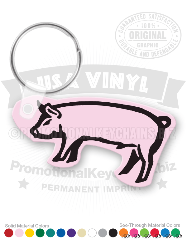 Pig Vinyl Keychain PK4354
