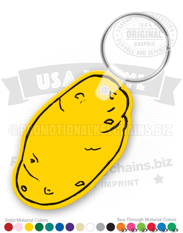 Potato Vinyl Keychain