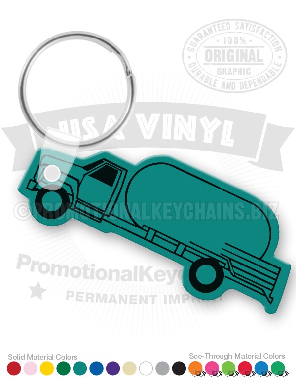 Propane Truck Vinyl Keychain PK5816