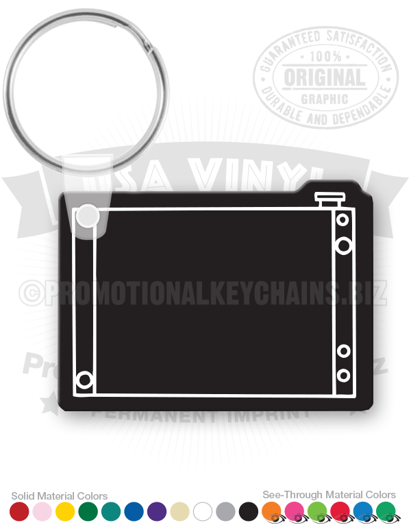 Radiator Vinyl Keychain