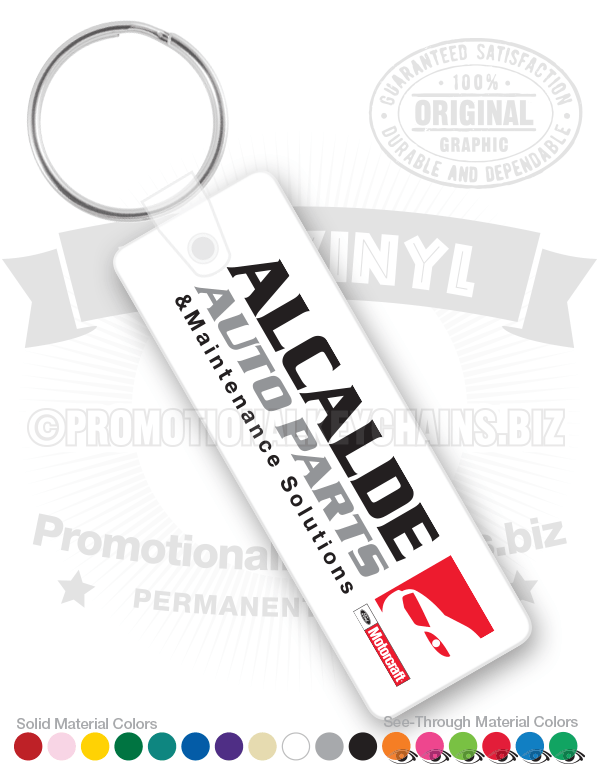 Rectangle Vinyl Keychain