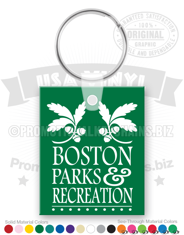 Rectangle Vinyl Keychain