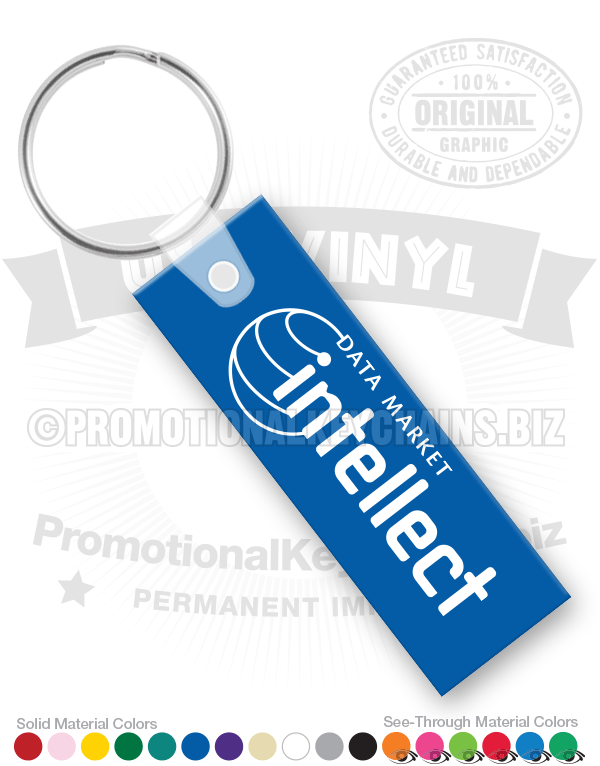 Rectangle Vinyl Keychain