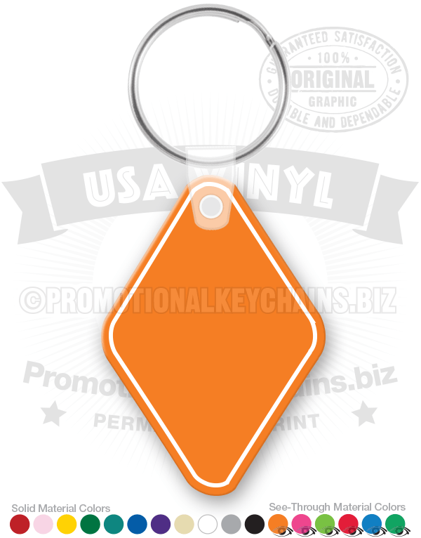Retro Motel Vinyl Keychain