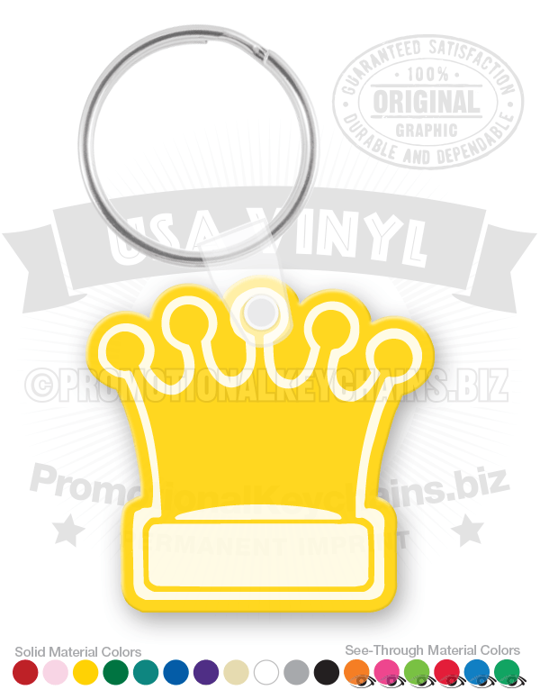 Royal Crown Vinyl Keychain